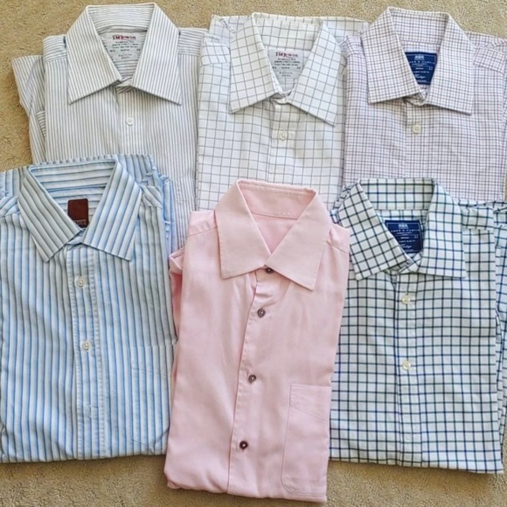 6 long sleeved collared shirts - Picture 1 of 3